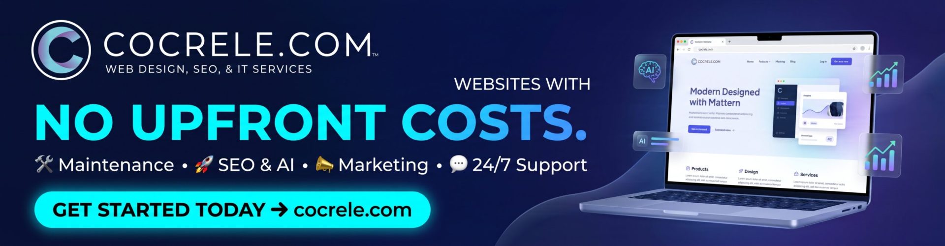 AI SEO - SEO - Marketing - Web Design | Cocrele